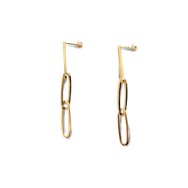 AROS ANDREA COGGIOLA JOYAS CECILIA ENCHAPADO ORO 18K - 2