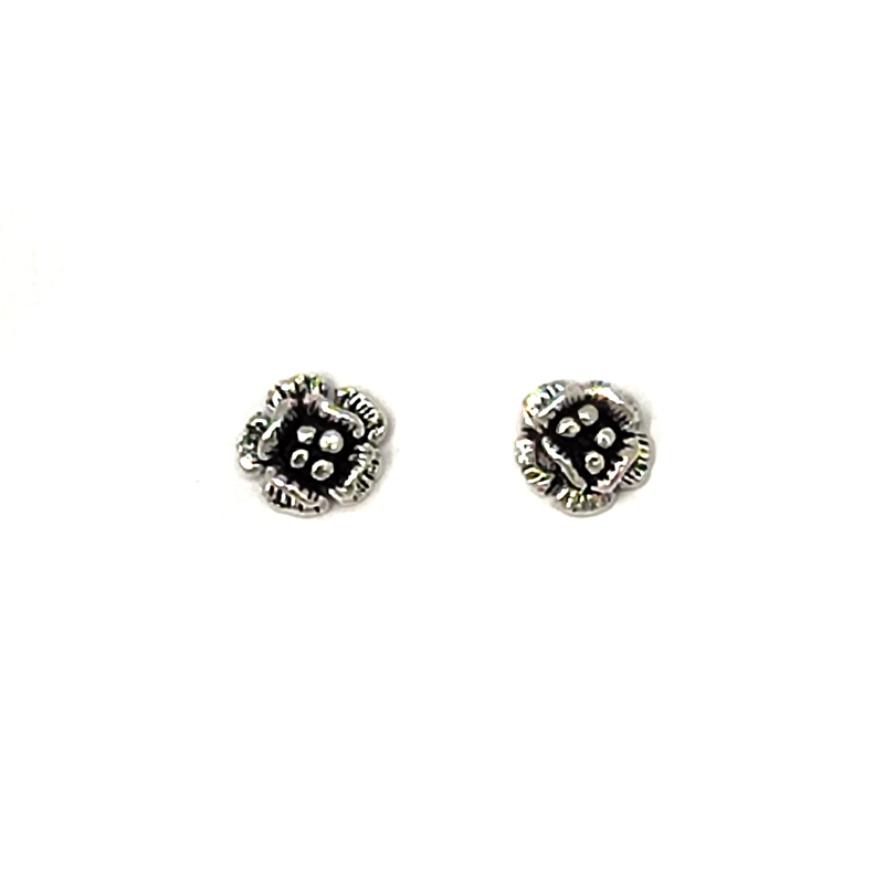 AROS ANDREA COGGIOLA JOYAS ROSA PISTILO PLATA FINA 925 - 1