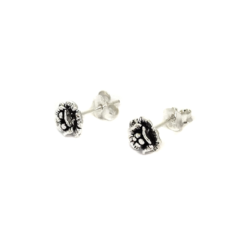 AROS ANDREA COGGIOLA JOYAS ROSA PISTILO PLATA FINA 925 - 2