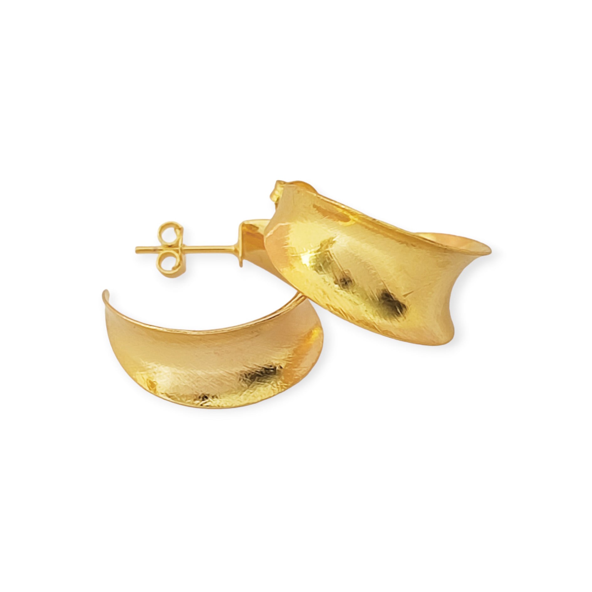 AROS ANDREA COGGIOLA JOYAS ARGOLLA 22MM ENCHAPADO ORO 18 K - 1