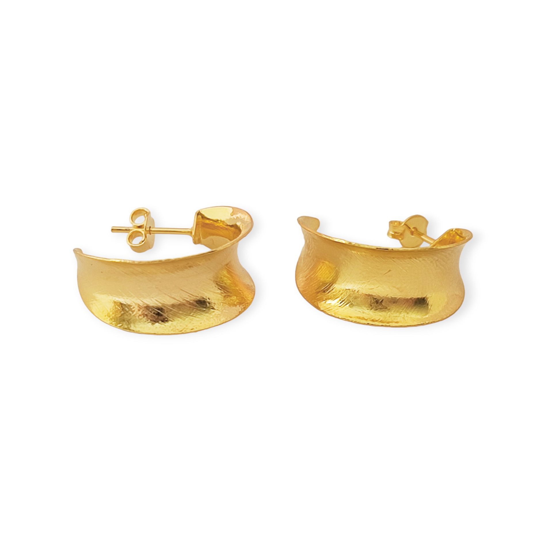 AROS ANDREA COGGIOLA JOYAS ARGOLLA 22MM ENCHAPADO ORO 18 K - 3
