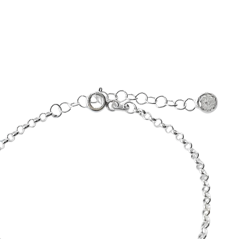 PULSERA ANDREA COGGIOLA JOYAS 4 OJOS TURCOS PLATA FINA 925 - 3