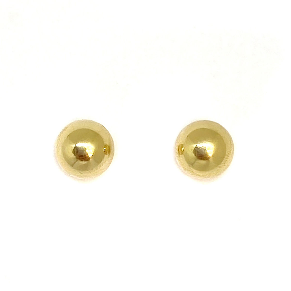 AROS ANDREA COGGIOLA JOYAS BOLA LISA 7MM ENCHAPADO ORO 18K - 2