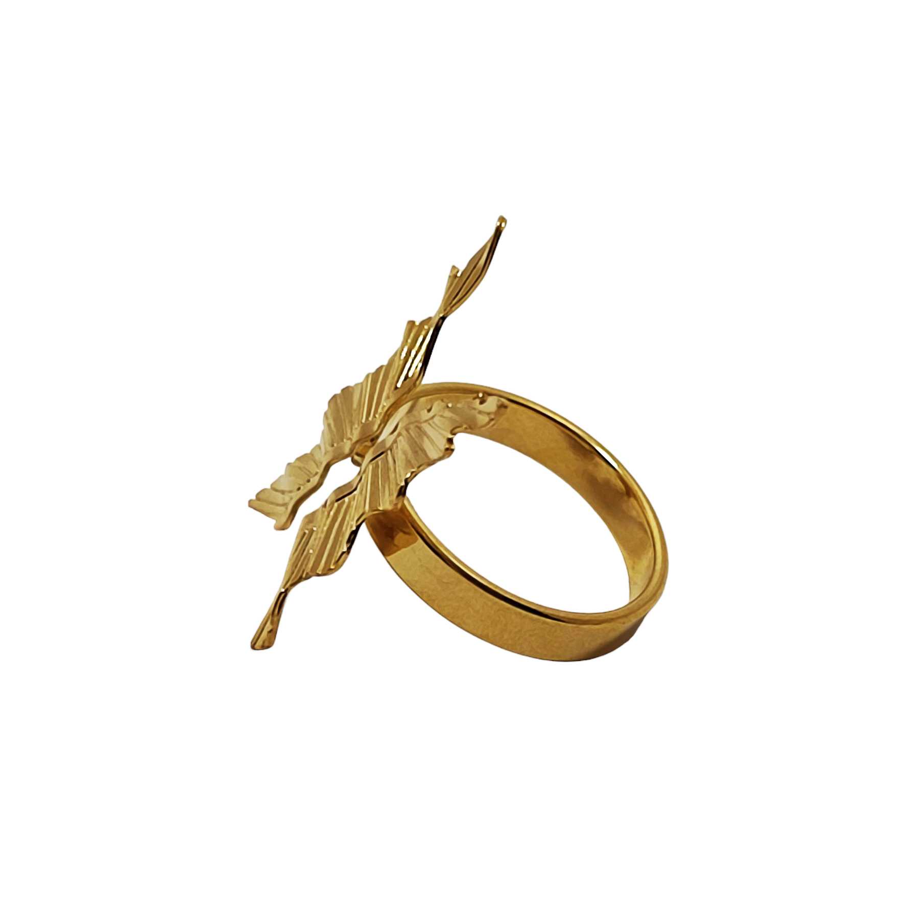 ANILLO ANDREA COGGIOLA JOYAS ENCHAPADO ORO 18K MARIPOSA ADAPTABLE - 3