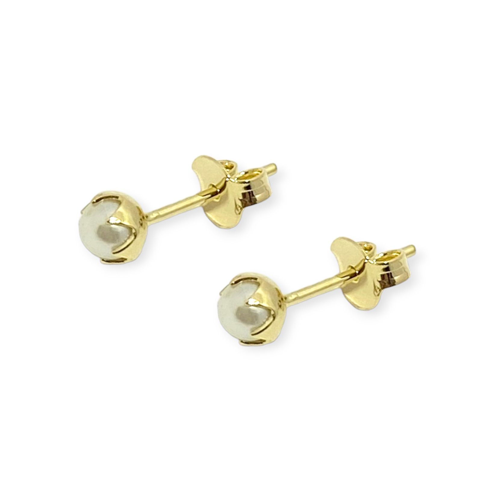 AROS ANDREA COGGIOLA JOYAS PERLA SINTÉTICA 4MM ENCHAPADO ORO 18K - 1