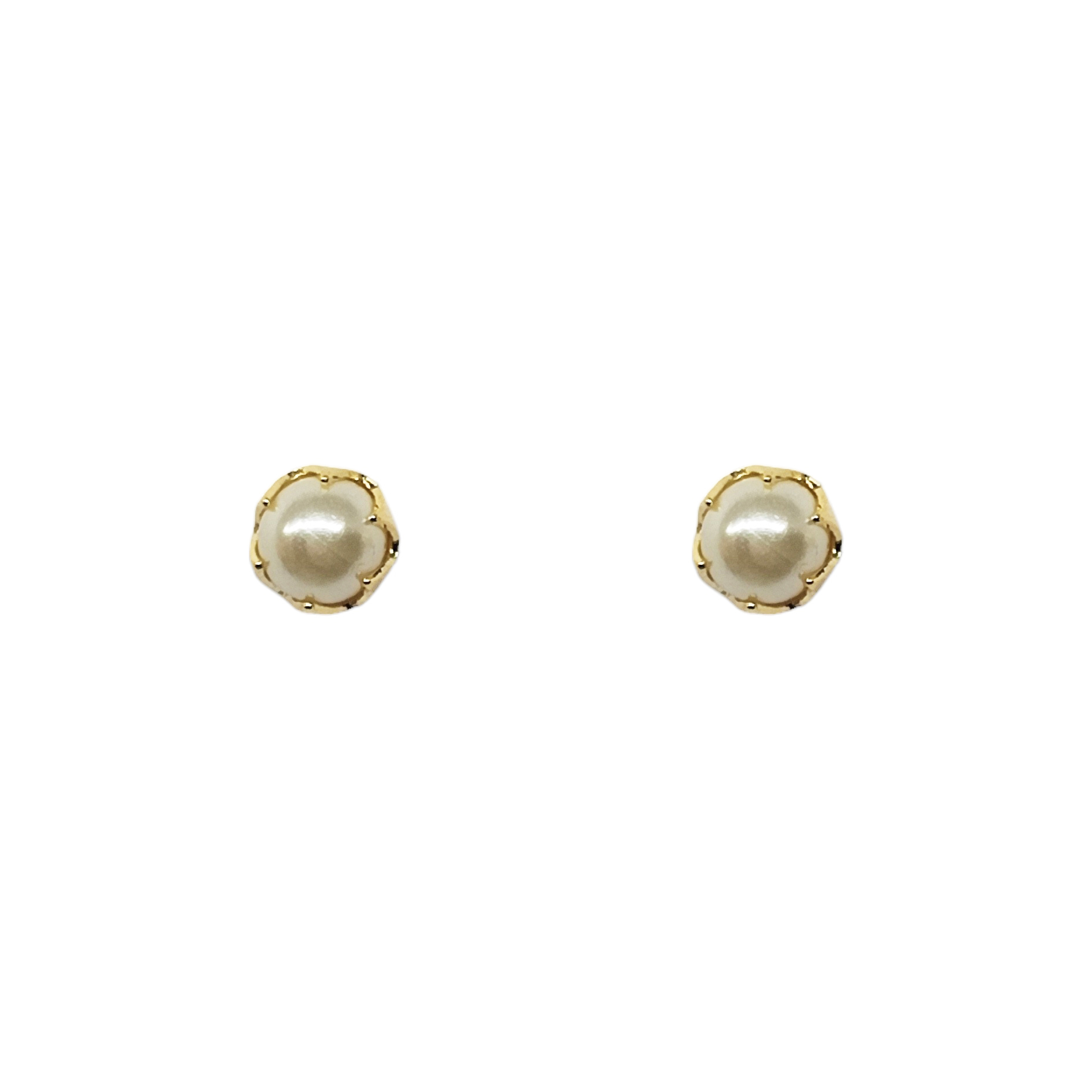 AROS ANDREA COGGIOLA JOYAS PERLA SINTÉTICA 4MM ENCHAPADO ORO 18K - 2