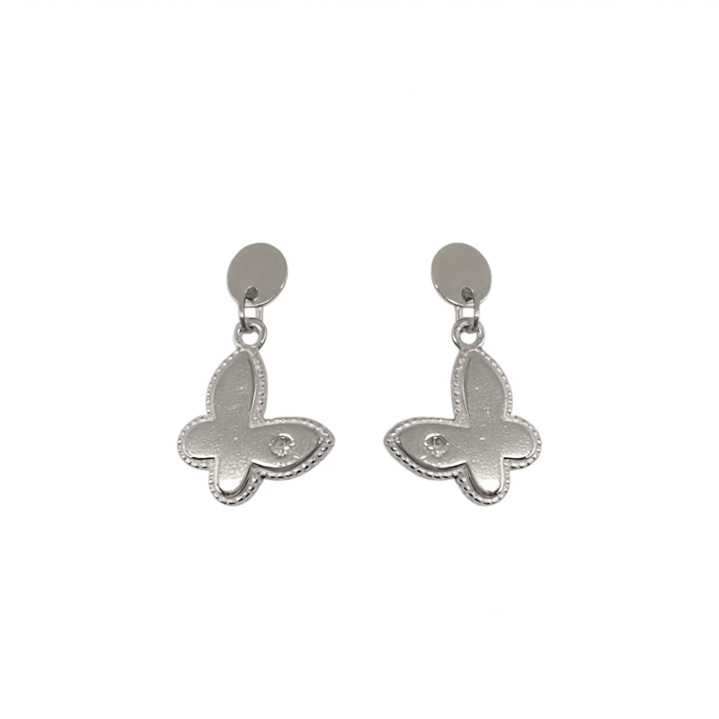 AROS ANDREA COGGIOLA JOYAS MARIPOSA COLGANTE CIRCÓN PLATA FINA 925 - 1