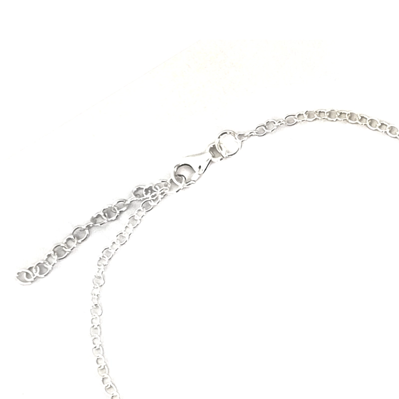 TOBILLERA ANDREA COGGIOLA JOYAS ESLABONES INFINITO PLATA FINA 925 - 3
