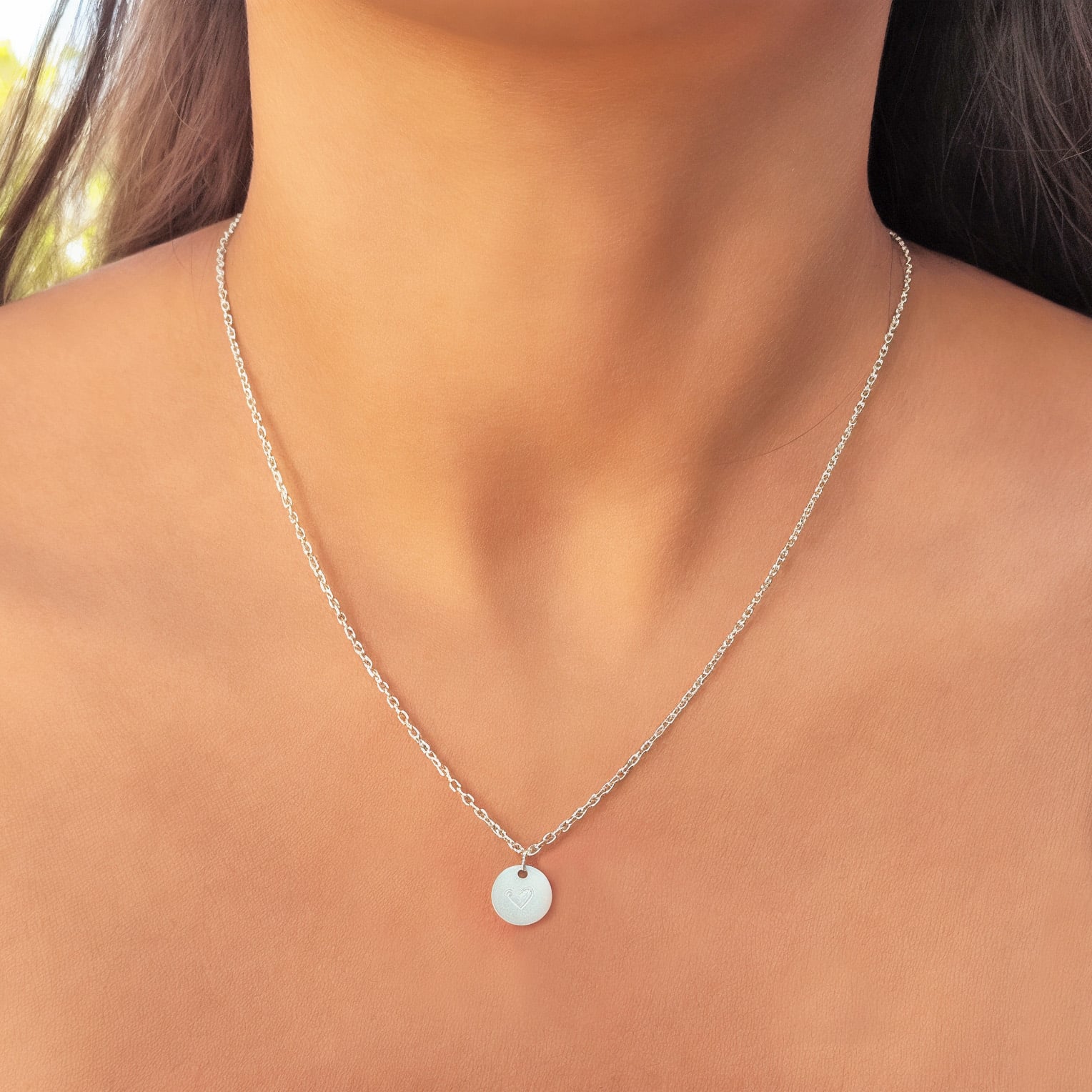 Collar De Corazón Personalizable En Plata De Ley 925 - Regalo Perfecto Para 18º, 21º, 30º Cumpleaños O Aniversario