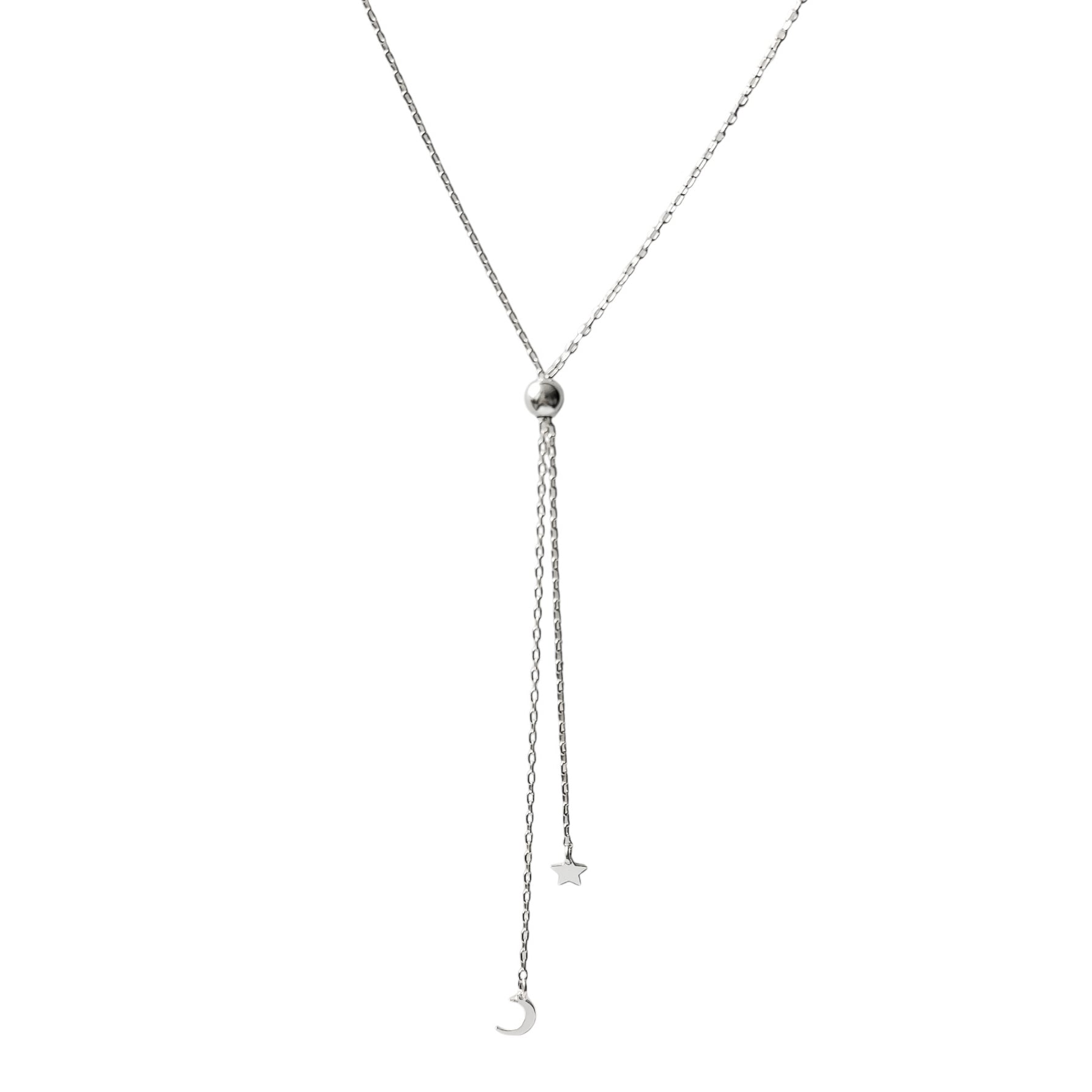 COLLAR ANDREA COGGIOLA JOYAS PLATA FINA 925 ABIGAIL LUNA ESTRELLITA - 1