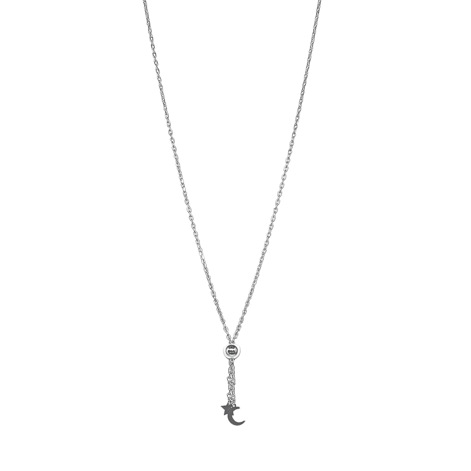 COLLAR ANDREA COGGIOLA JOYAS PLATA FINA 925 ABIGAIL LUNA ESTRELLITA - 2