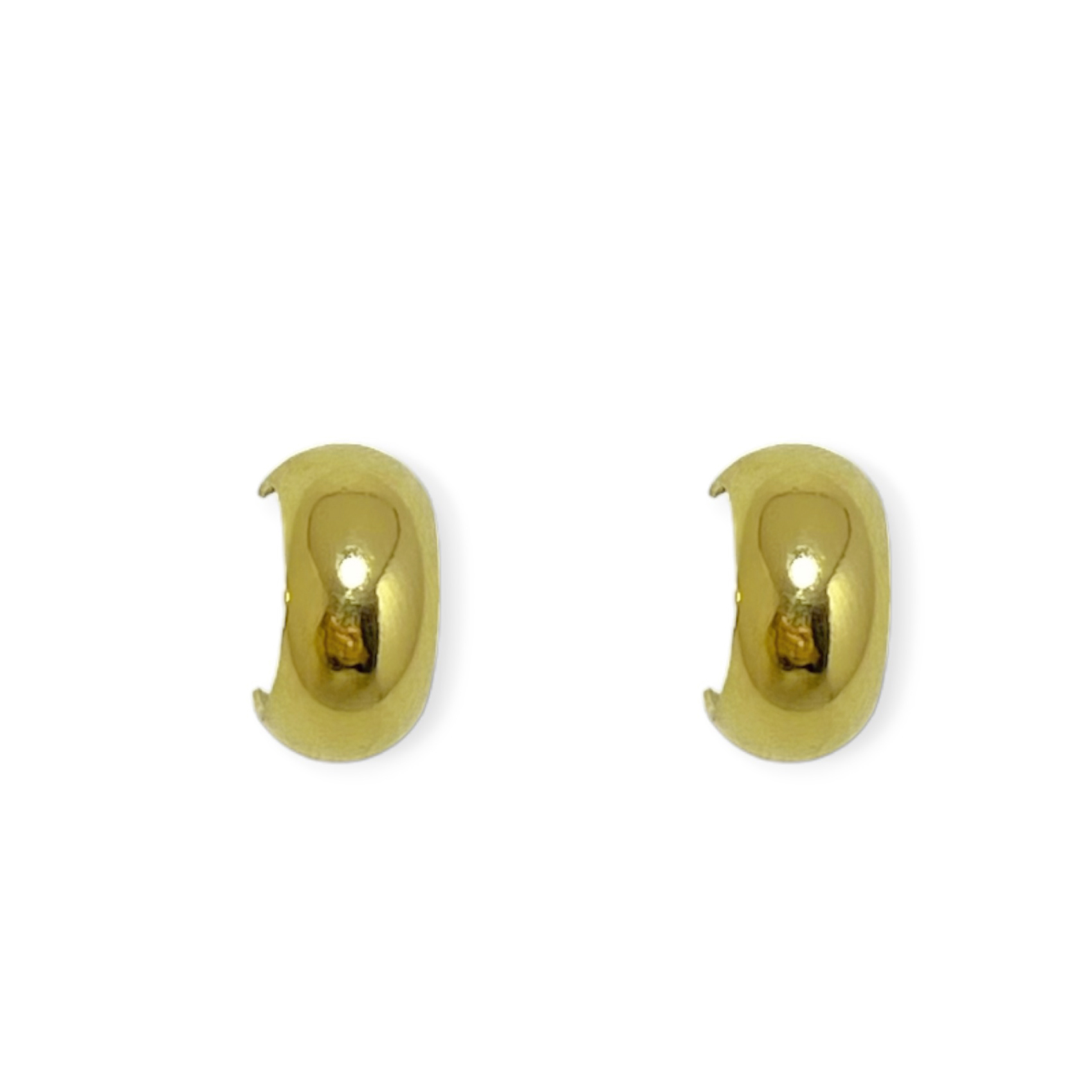 AROS ANDREA COGGIOLA JOYAS ARGOLLAS PEQUEÑA 12MM ENCHAPADO ORO 18K - 2