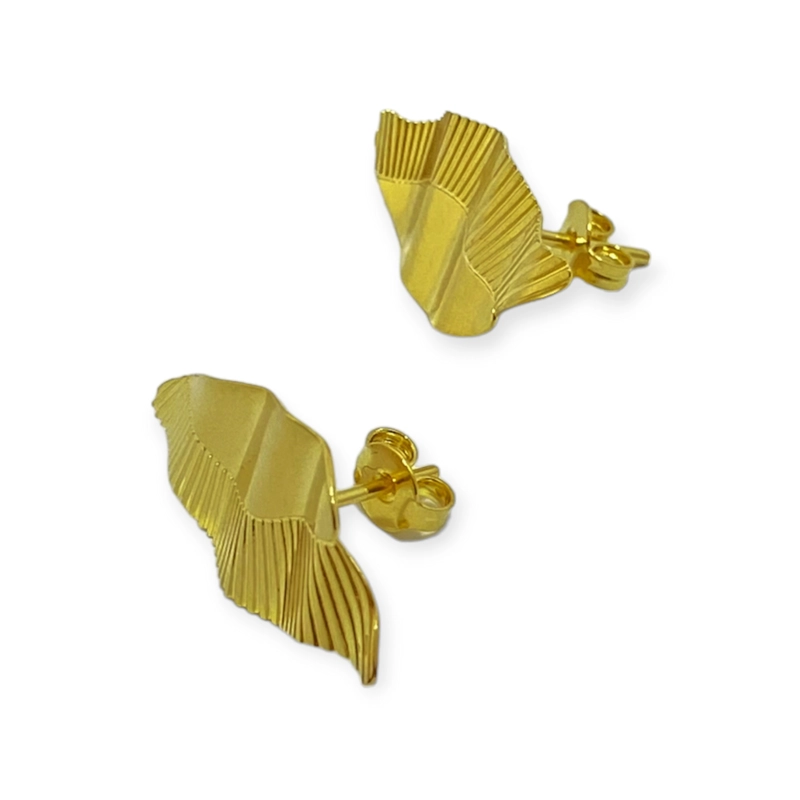 AROS ANDREA COGGIOLA JOYAS MARIPOSA ENCHAPADO ORO 18K - 2