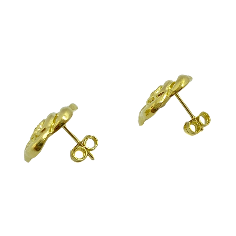 AROS ANDREA COGGIOLA JOYAS FLOR 15MM ENCHAPADO ORO 18K - 2