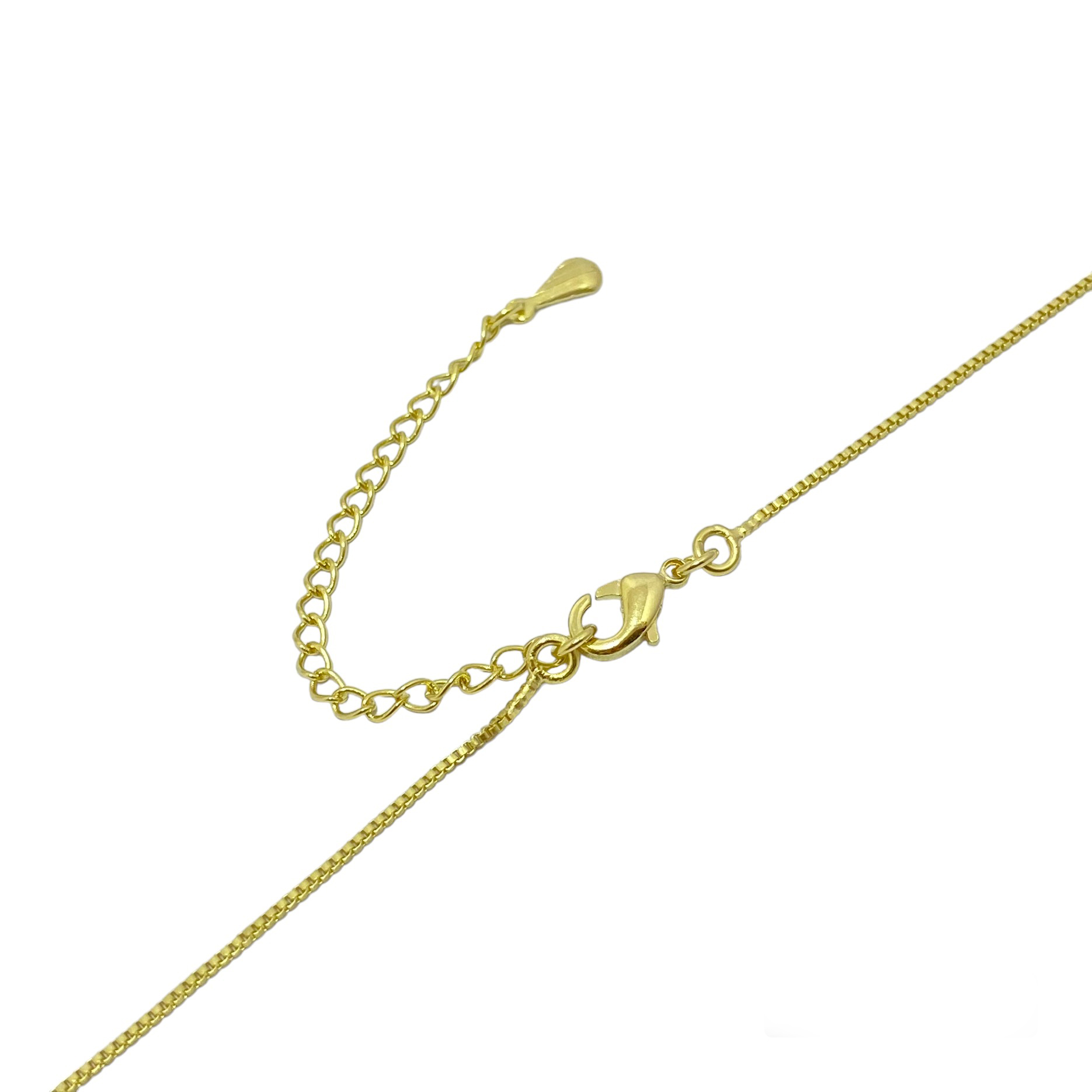 COLLAR ANDREA COGGIOLA JOYAS ENCHAPADO ORO 18K GOTA CIRCÓN MORADO - 3