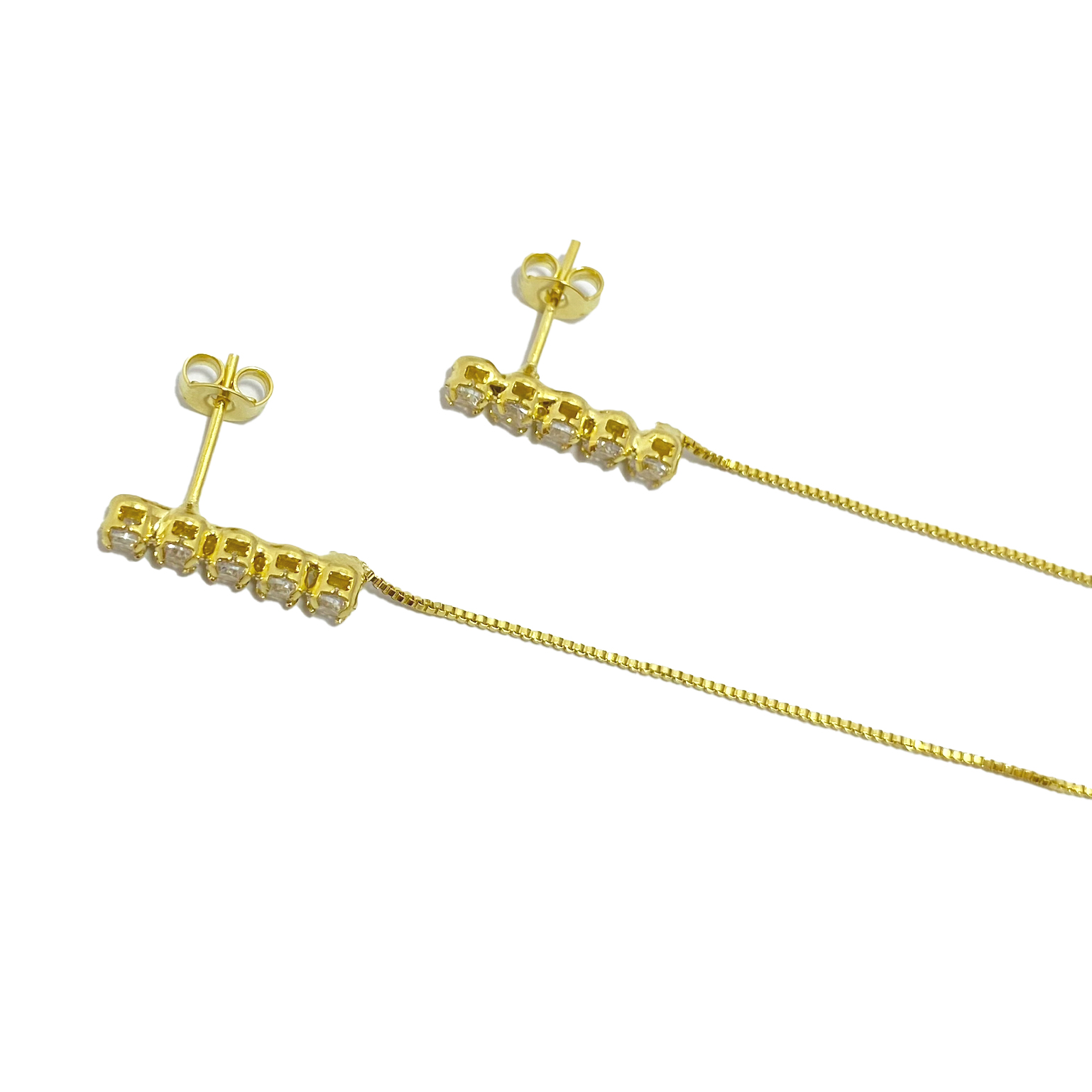 AROS ANDREA COGGIOLA JOYAS CLEO CIRCÓN COLGANTE ENCHAPADO ORO 18K - 2