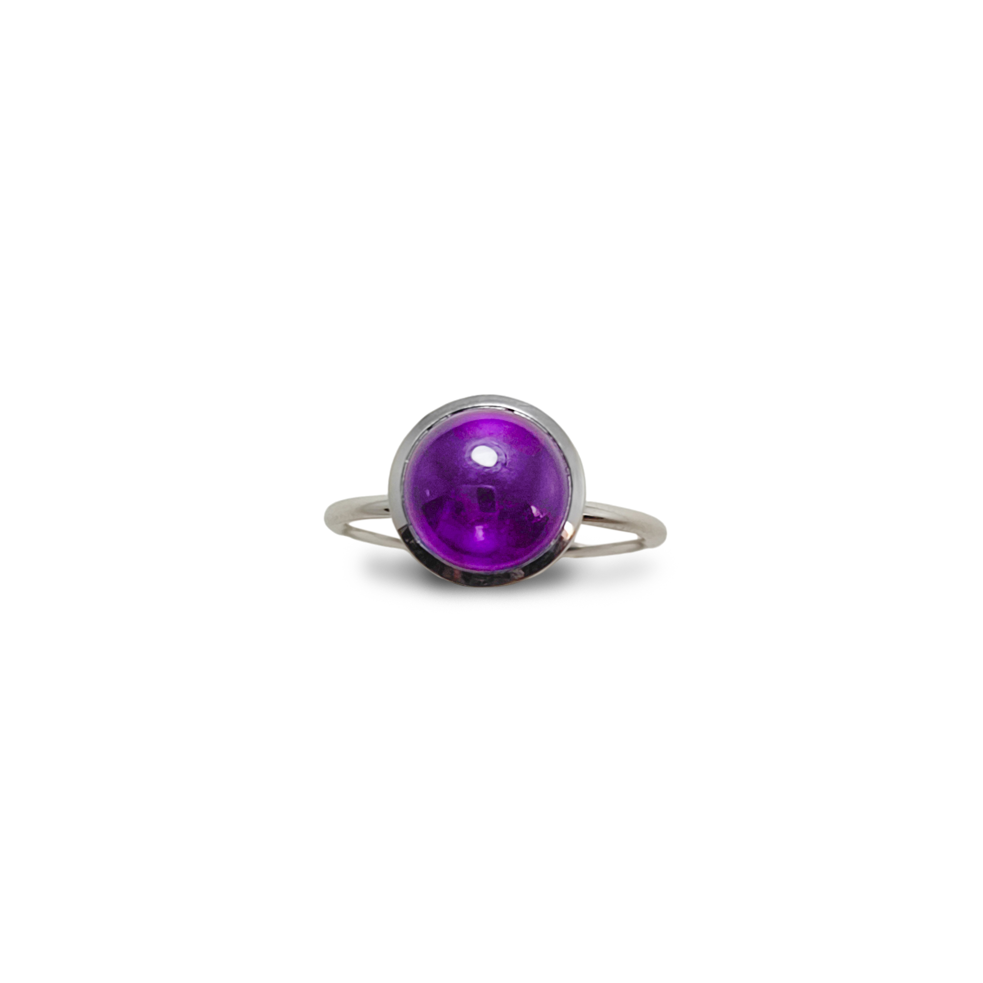 ANILLO ANDREA COGGIOLA JOYAS PLATA FINA 925 SHAKTI AMATISTA #14 - 2