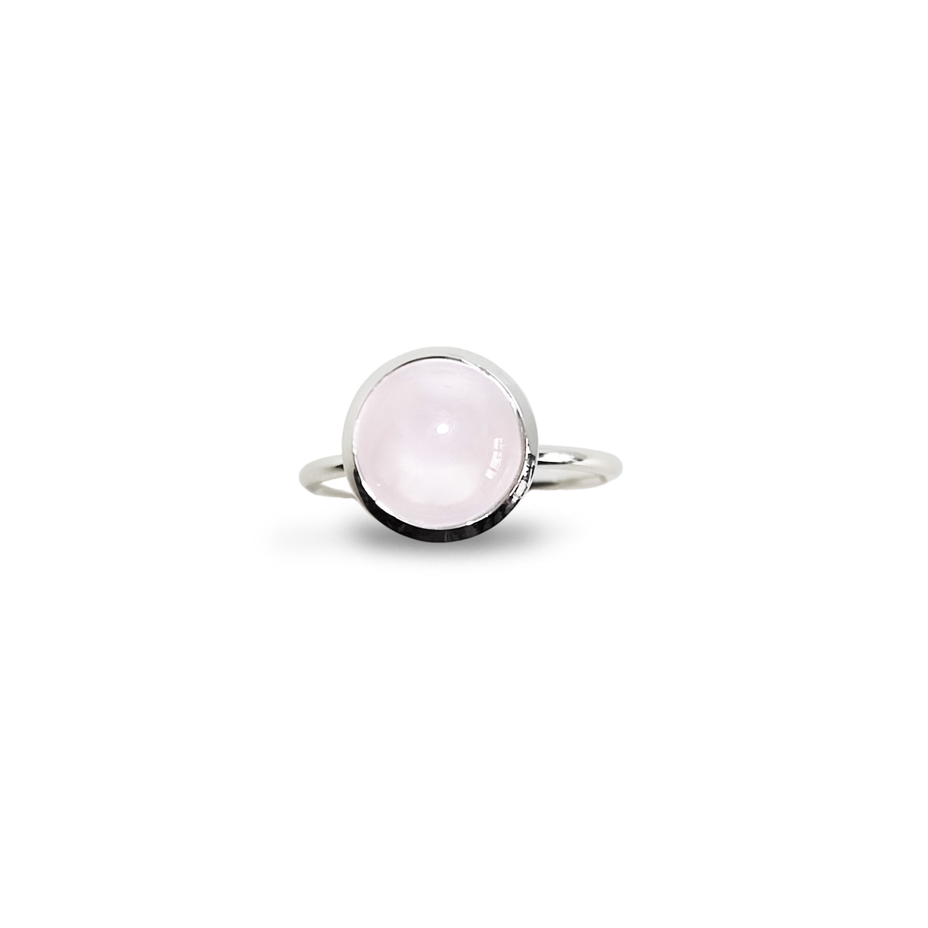 ANILLO ANDREA COGGIOLA JOYAS PLATA FINA 925 SHAKTI CUARZO ROSA #14 - 2