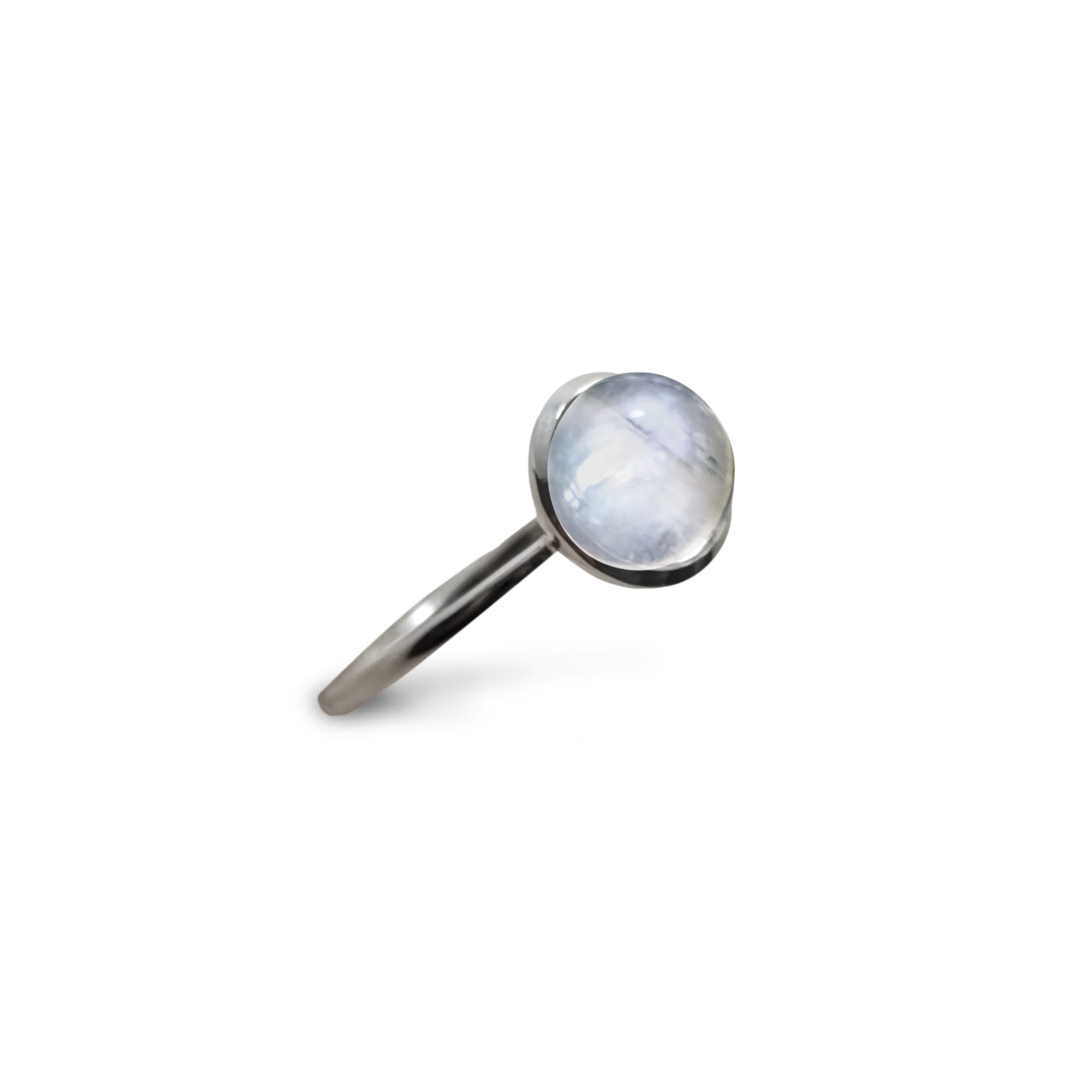 ANILLO ANDREA COGGIOLA JOYAS PLATA FINA 925 SHAKTI PIEDRA LUNA #14 - 2