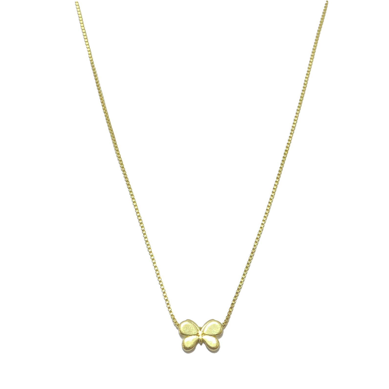COLLAR ANDREA COGGIOLA JOYAS ENCHAPADO ORO 18K MARIPOSA - 1