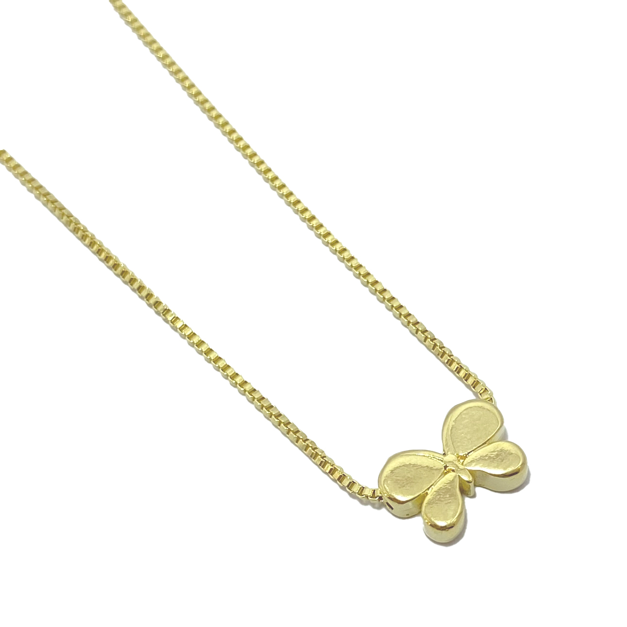 COLLAR ANDREA COGGIOLA JOYAS ENCHAPADO ORO 18K MARIPOSA - 2