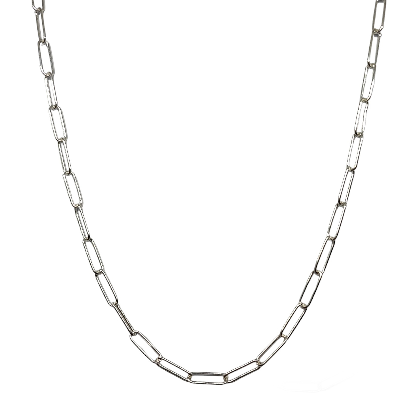 CADENA ANDREA COGGIOLA JOYAS PLATA FINA 925 45CM ESLABÓN ALARGADO 9X3MM - 1