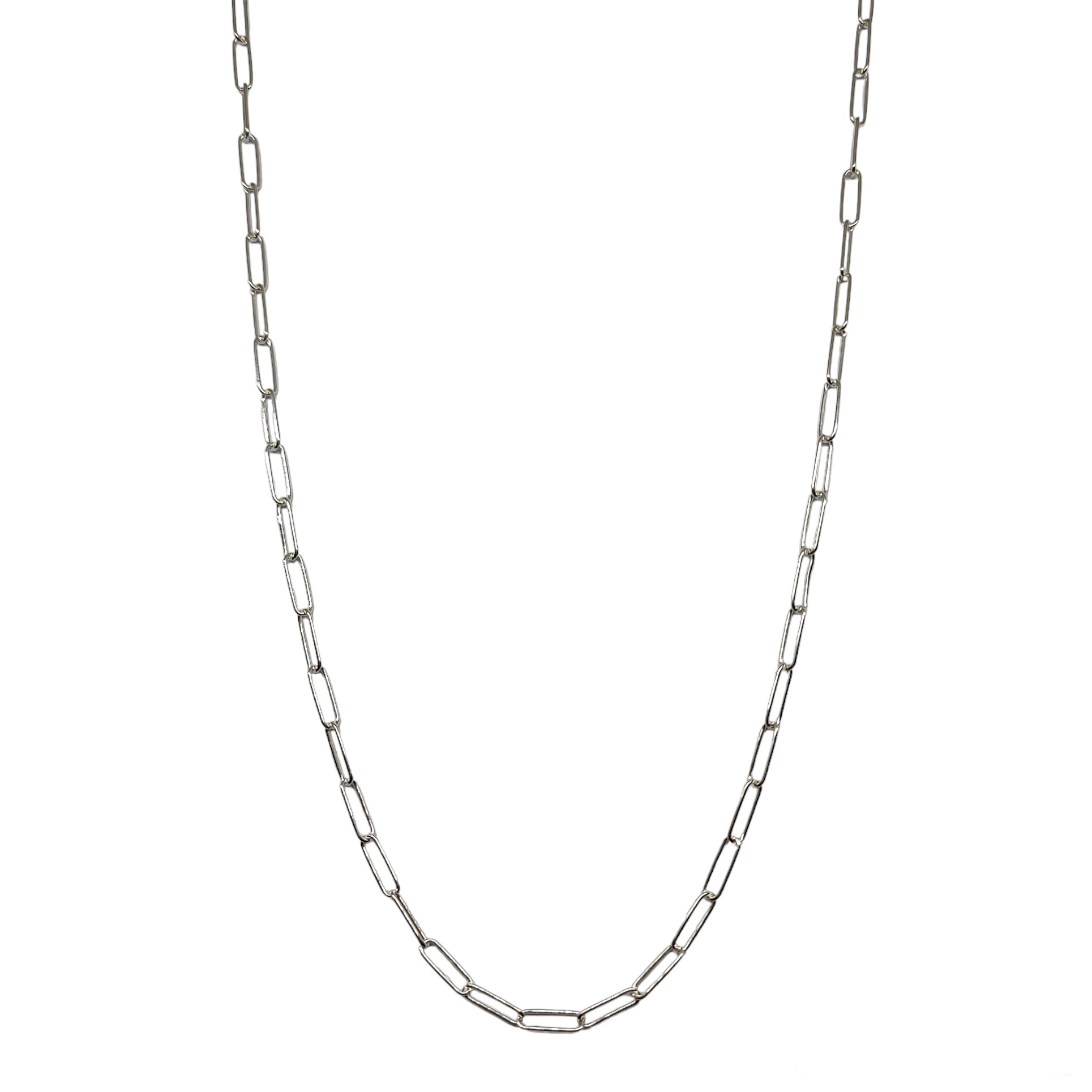 CADENA ANDREA COGGIOLA JOYAS PLATA FINA 925 45CM ESLABÓN ALARGADO 9X3MM - 2