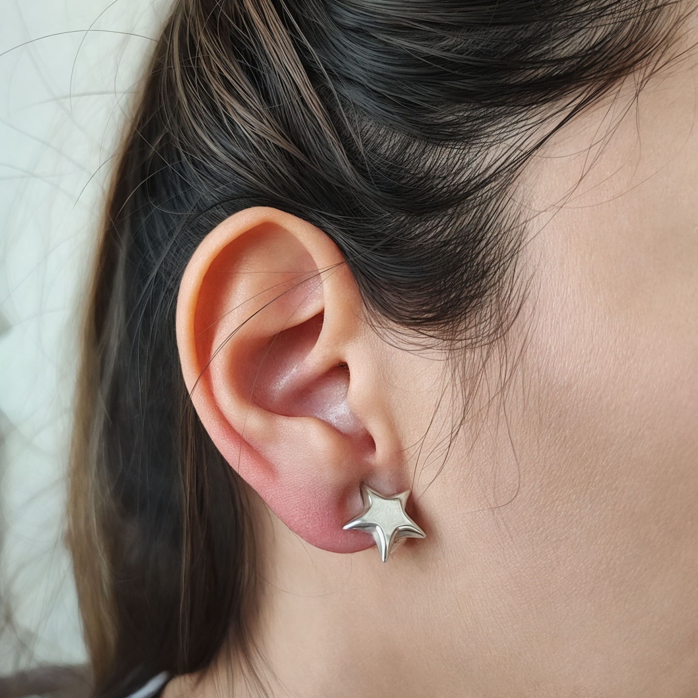 AROS ANDREA COGGIOLA JOYAS CLIP ESTRELLA PLATA FINA 925 - 4