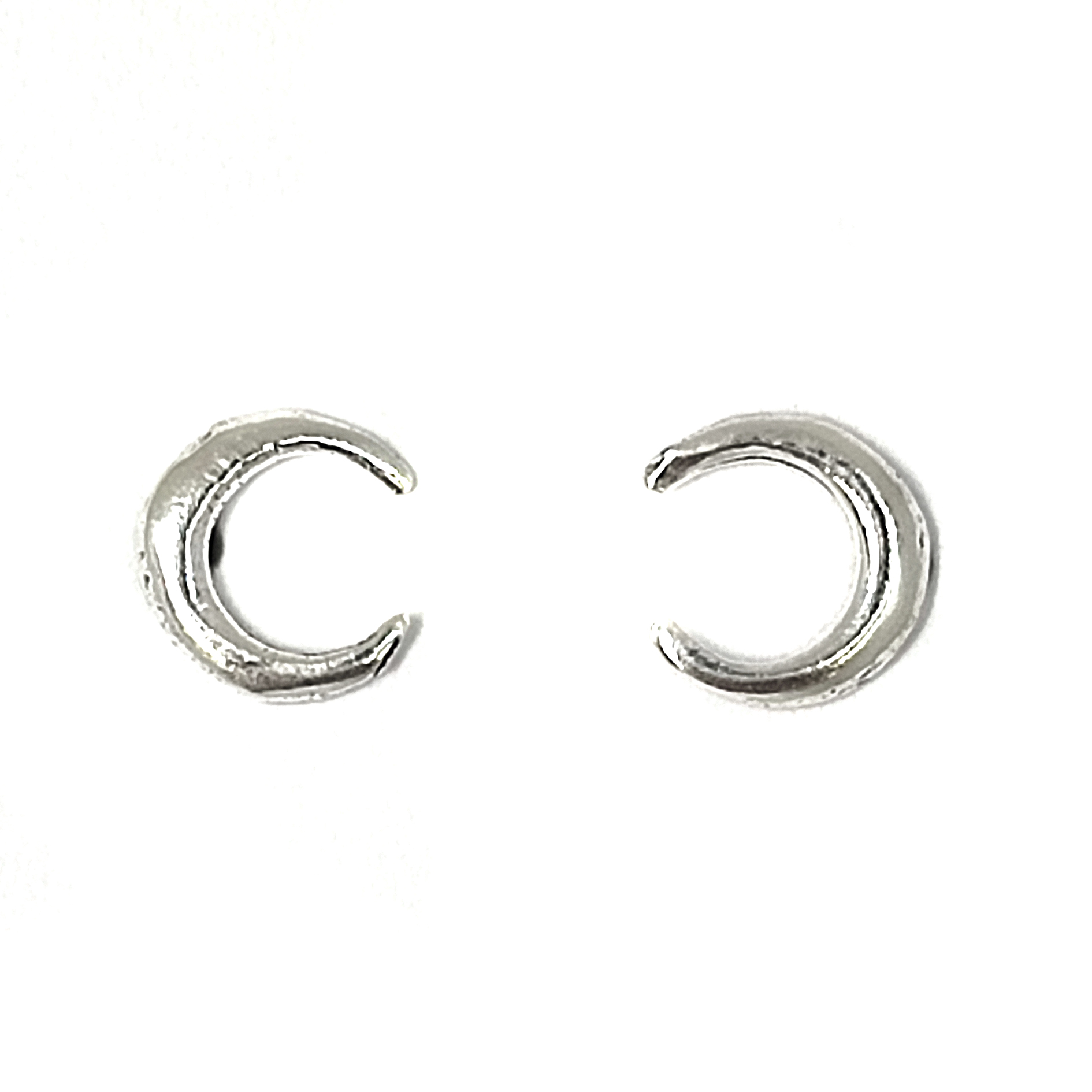 AROS ANDREA COGGIOLA JOYAS MINI LUNA PLATA FINA 925 - 1
