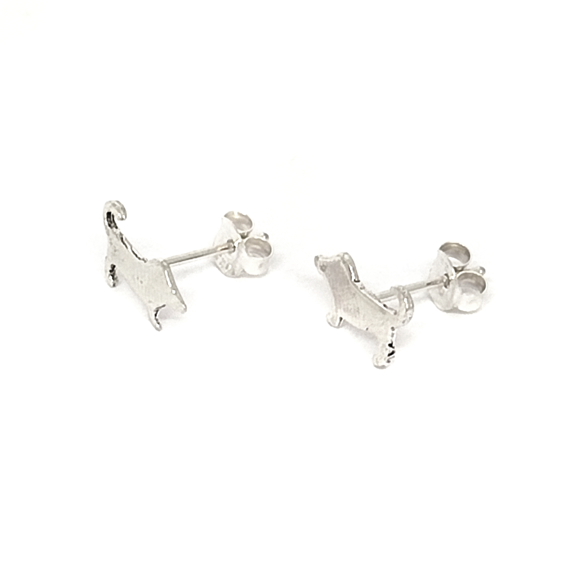 AROS ANDREA COGGIOLA JOYAS PERRO COLA PLANO PLATA FINA 925 - 2
