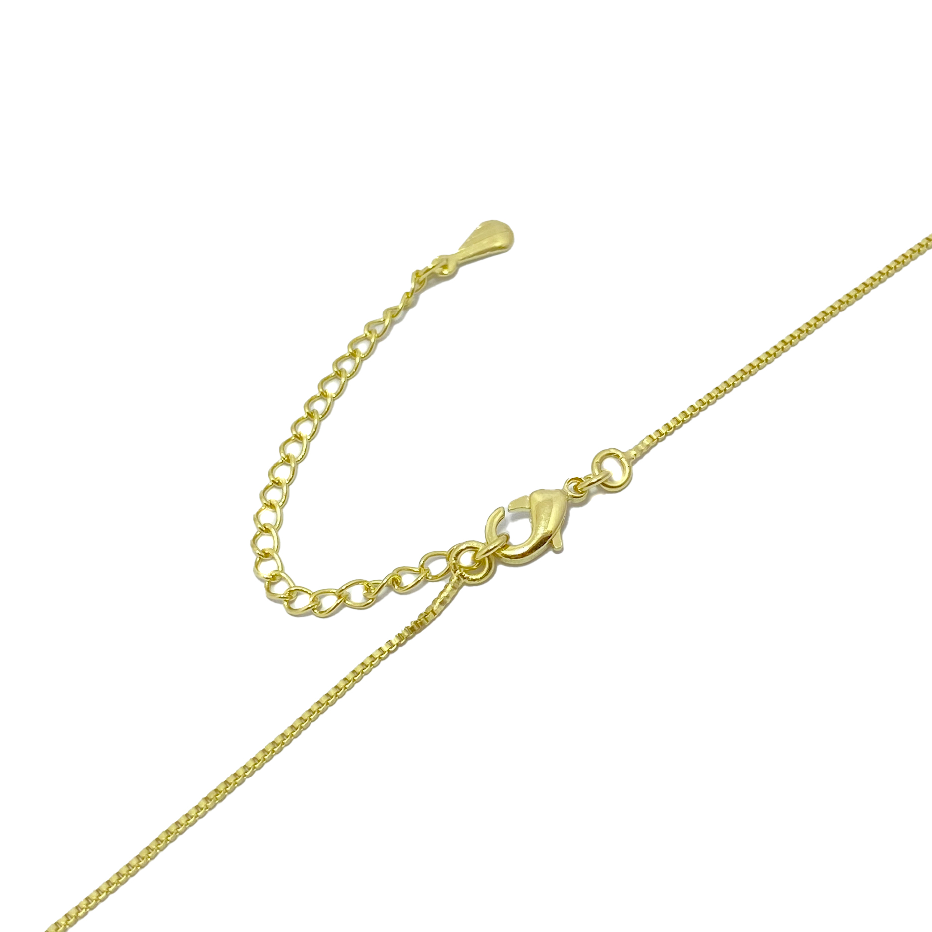 COLLAR ANDREA COGGIOLA JOYAS ENCHAPADO ORO 18K CORAZÓN CIRCÓN ROJO - 3
