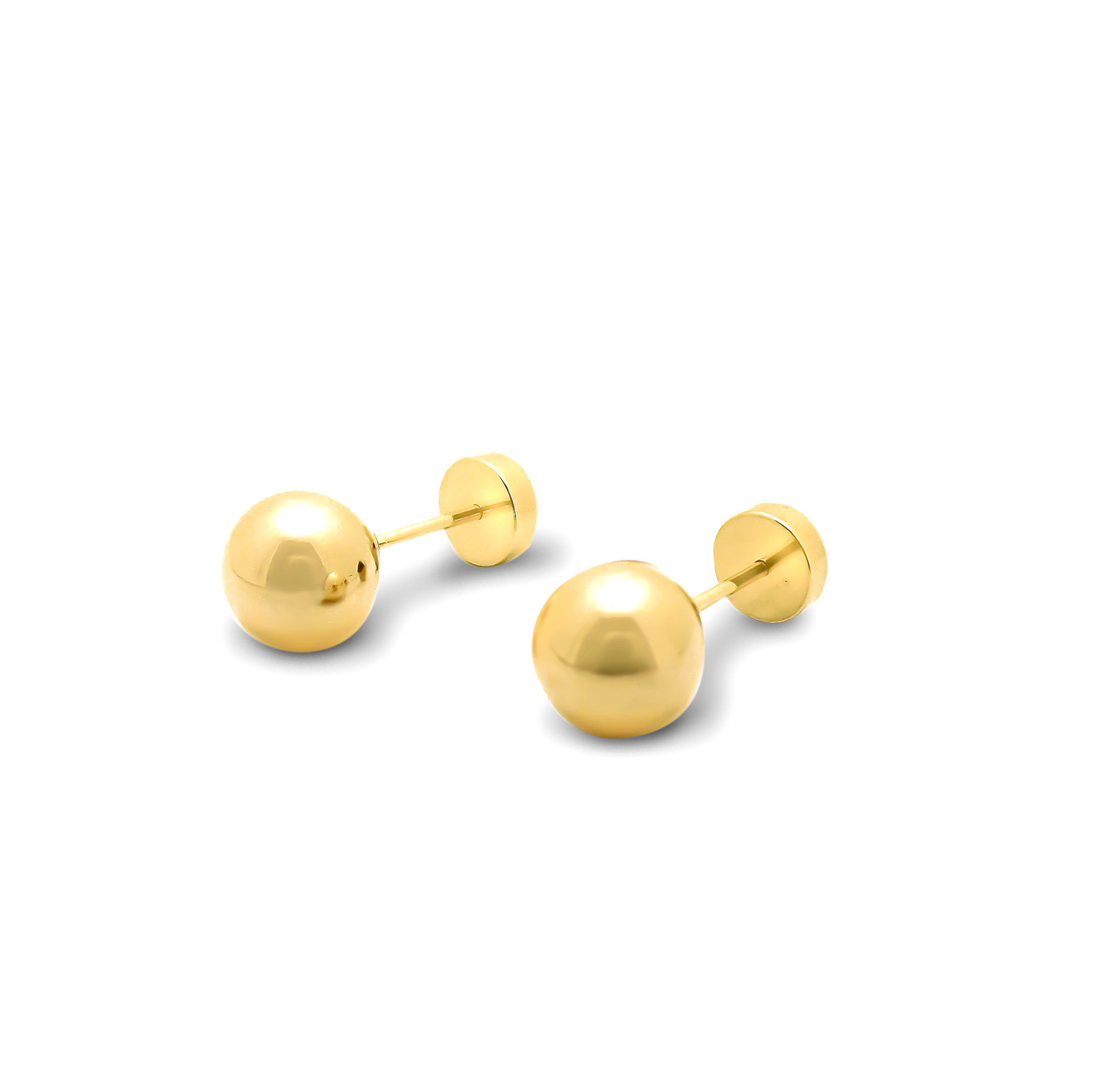 AROS ANDREA COGGIOLA JOYAS ABRIDORES BOLITA 5MM LAMINADO ORO 18K - 1