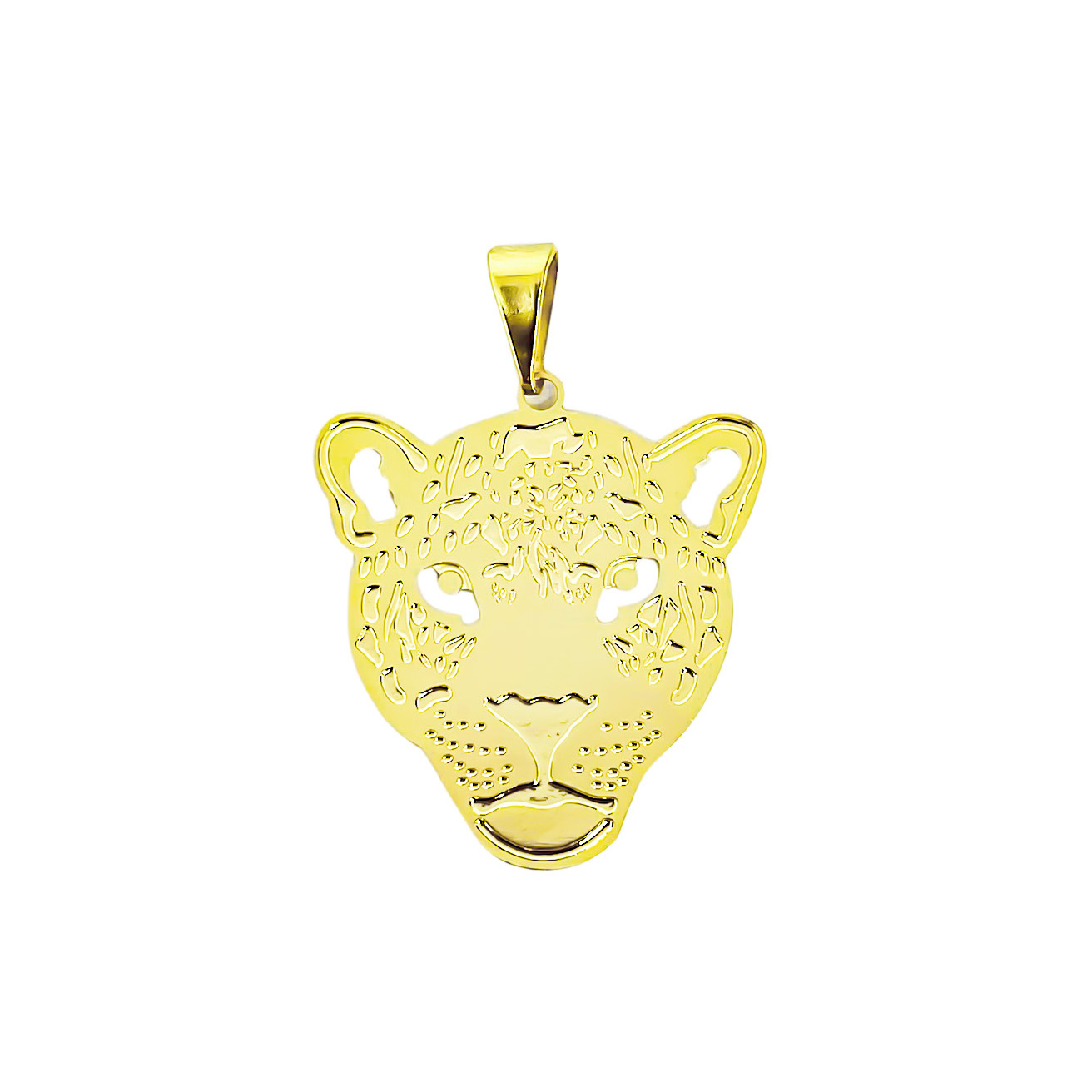 COLGANTE JAGUAR ENCHAPADO ORO 18K - 1