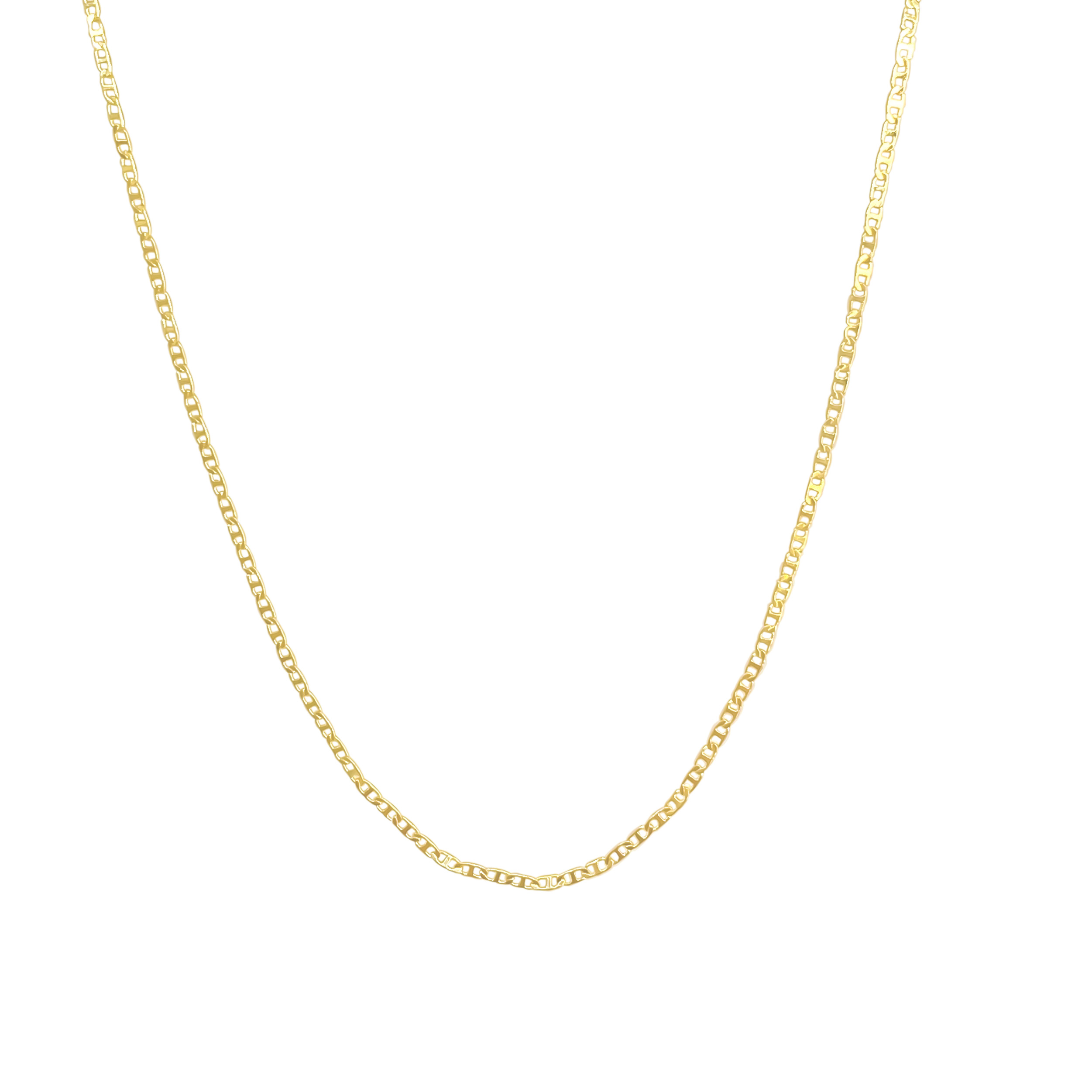 CADENA ANDREA COGGIOLA JOYAS ENCHAPADO ORO 18K CHADI ESLABÓN PLANO - 1