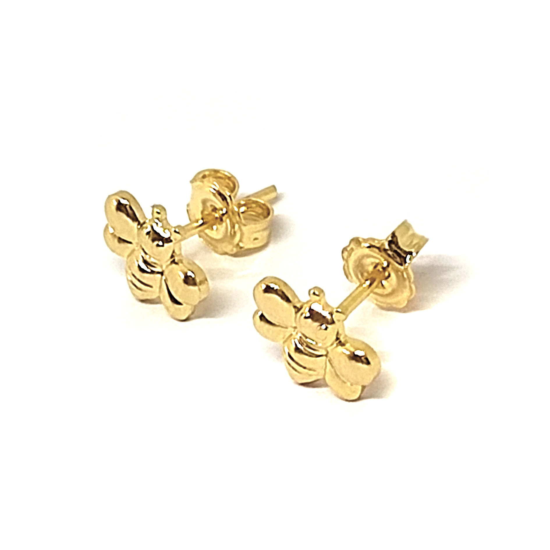 AROS ANDREA COGGIOLA JOYAS ABEJA MINI ENCHAPADO ORO 18K - 2