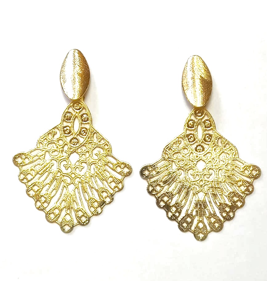AROS ANDREA COGGIOLA JOYAS LUCIA ENCHAPADO ORO 18K - 1