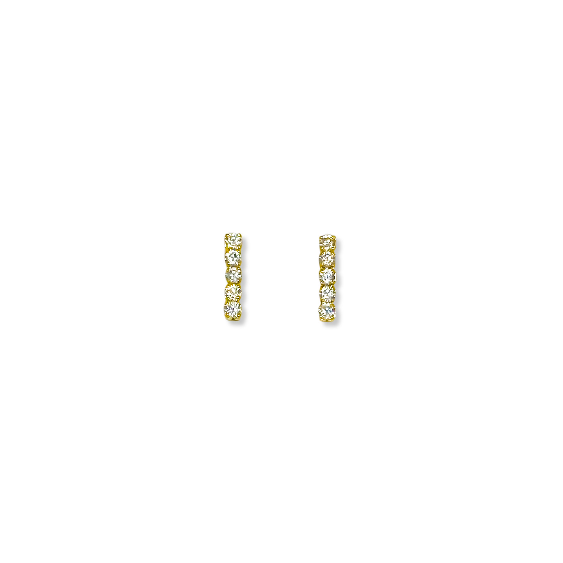 AROS ANDREA COGGIOLA JOYAS BARRA CIRCÓN ENCHAPADO ORO 18K - 2
