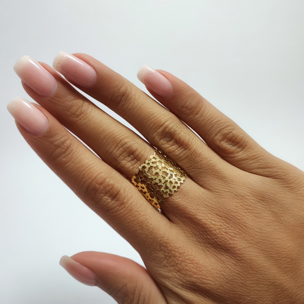 ANILLO ANDREA COGGIOLA JOYAS ENCHAPADO ORO 18K HOJAS DE OTOÑO - 3