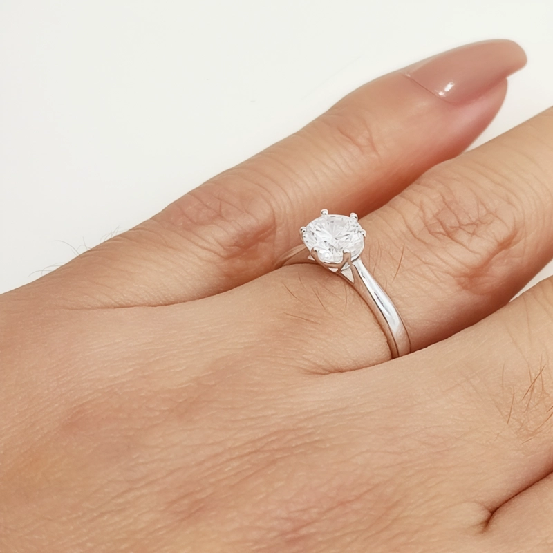 ANILLO ANDREA COGGIOLA JOYAS PLATA FINA 925 SOLITARIO #17 ASHNA - 4