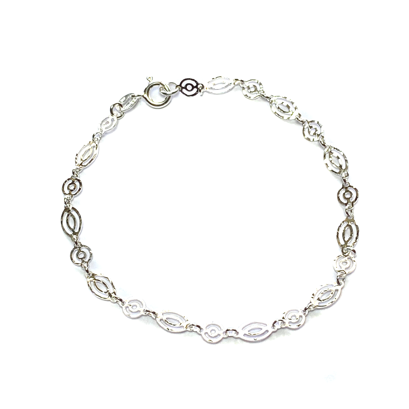 PULSERA ANDREA COGGIOLA JOYAS CALADA PLATA FINA 925 - 1
