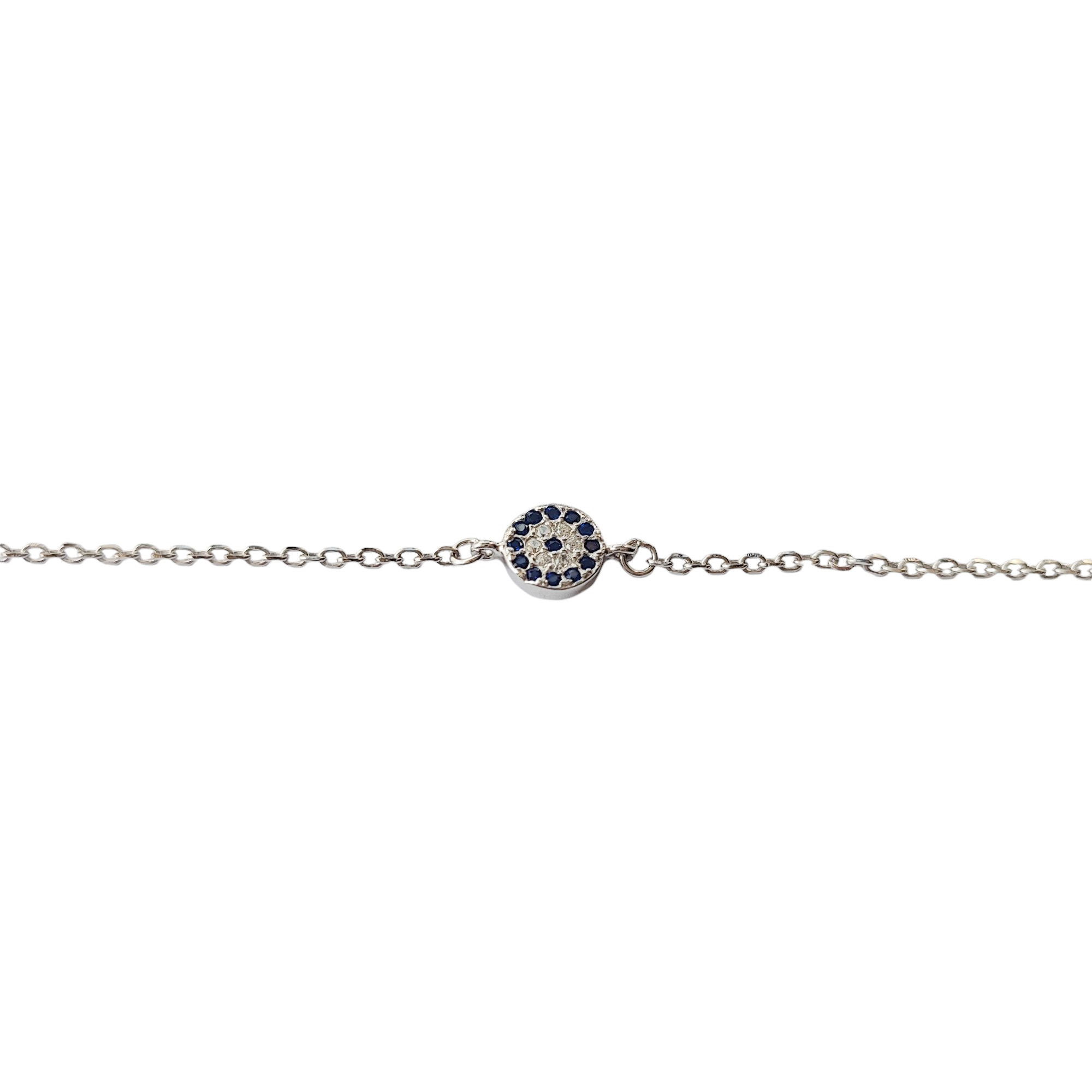 PULSERA ANDREA COGGIOLA JOYAS OJO TURCO PLATA FINA RODIO 925 - 2