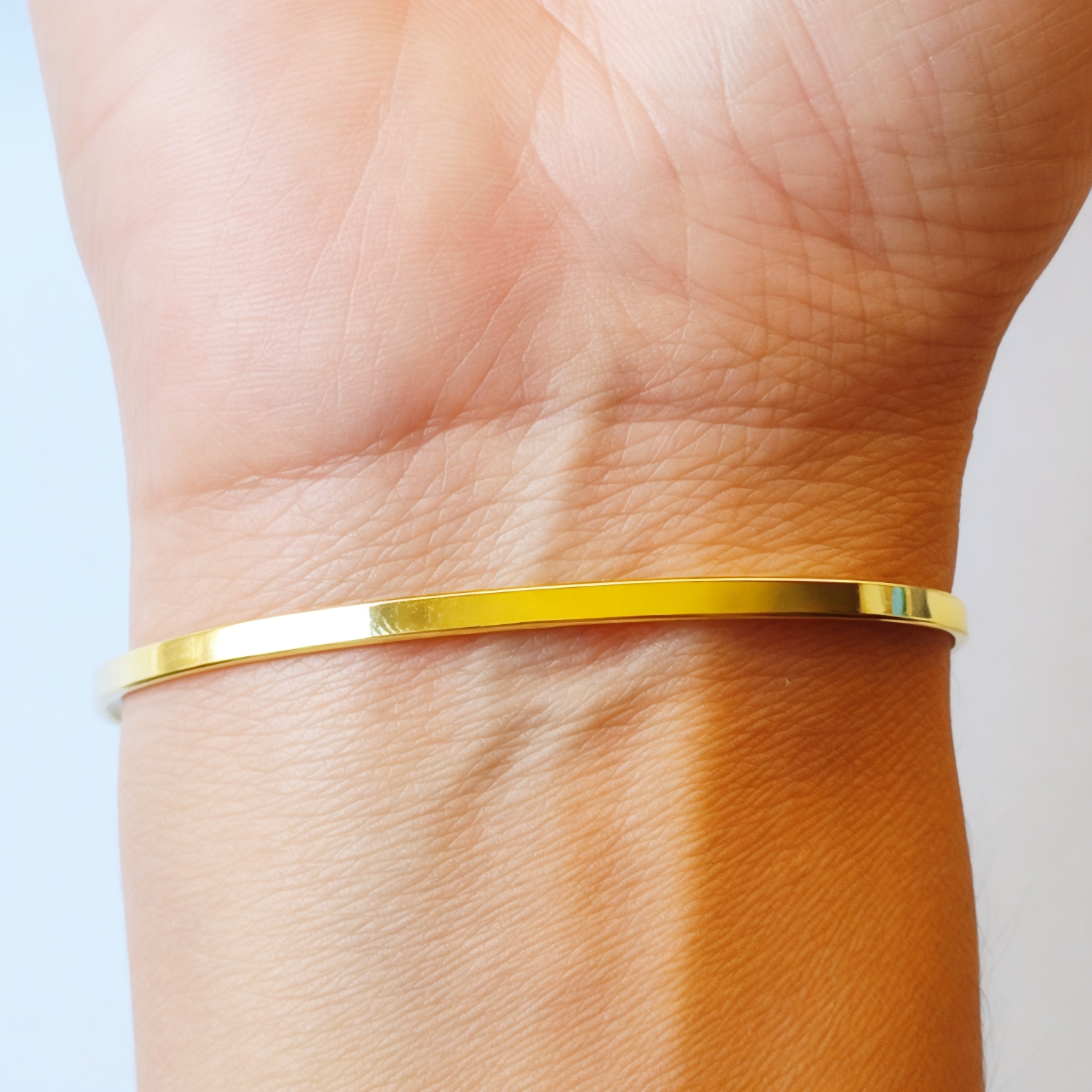 PULSERA ANDREA COGGIOLA JOYAS ESCLAVA LISANDRA ENCHAPADO ORO 18K - 3