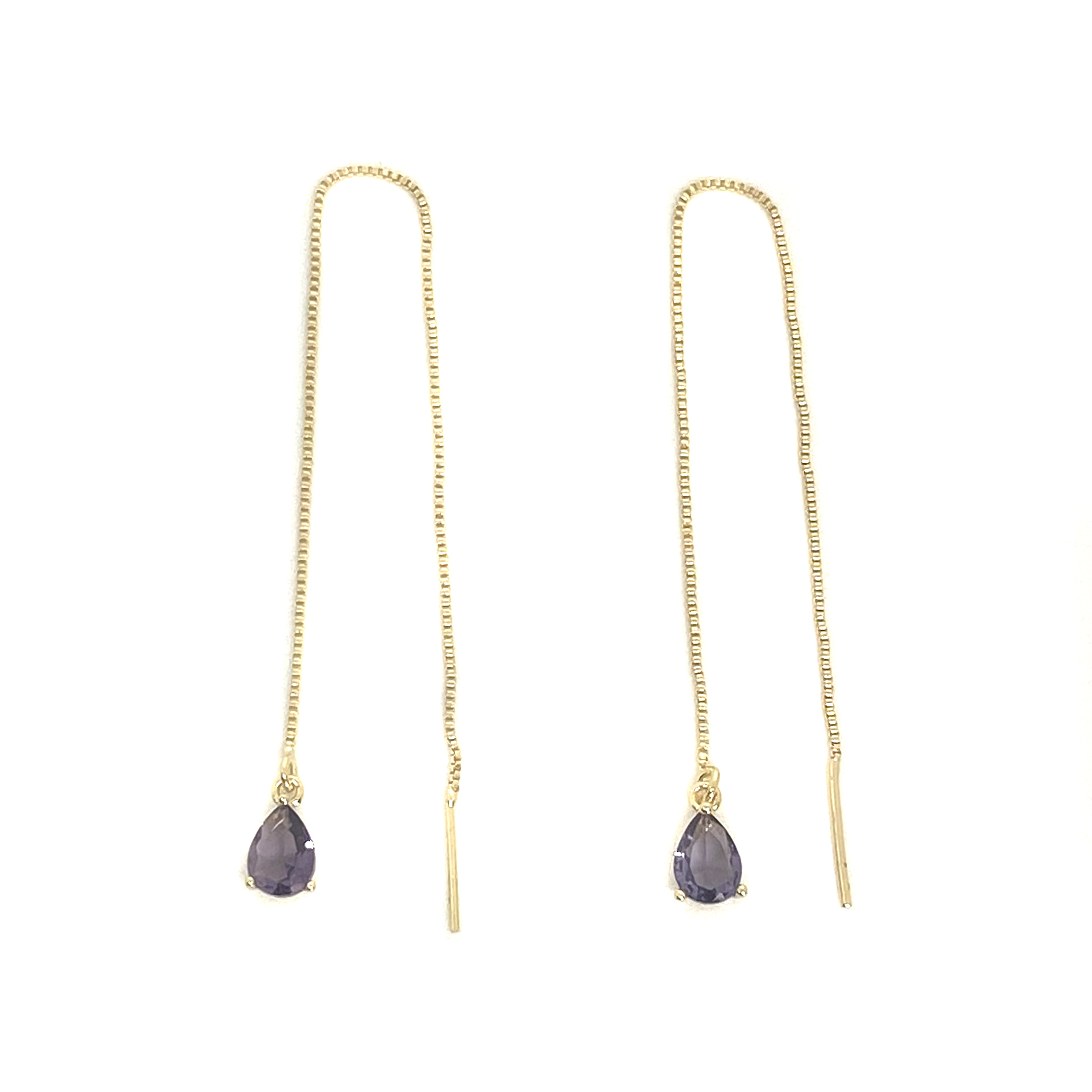 AROS ANDREA COGGIOLA JOYAS CADENA COLGANTE GOTA ENCHAPADO ORO 18K - 1
