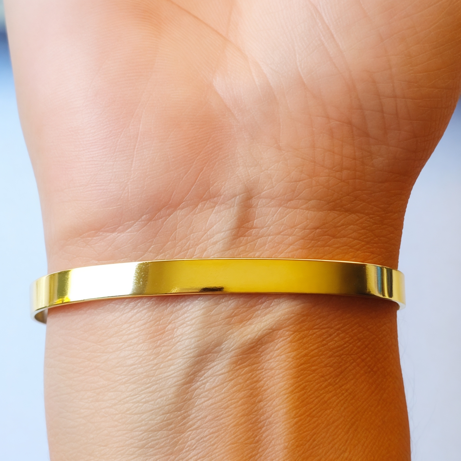 PULSERA ANDREA COGGIOLA JOYAS ESCLAVA CATALINA ENCHAPADO ORO 18K - 2