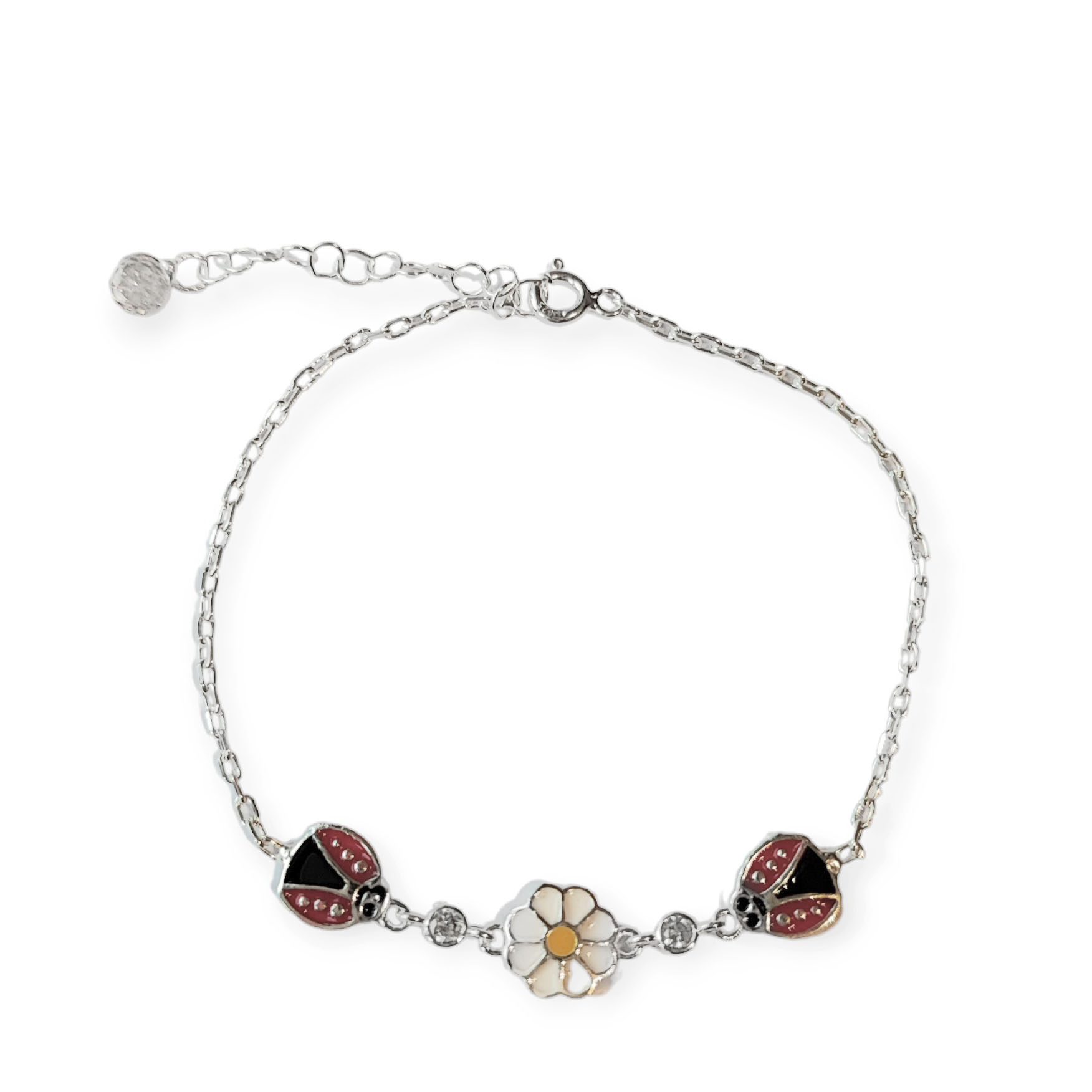 PULSERA ANDREA COGGIOLA JOYAS CHINITA MARGARITA CIRCÓN PLATA FINA 925 - 1