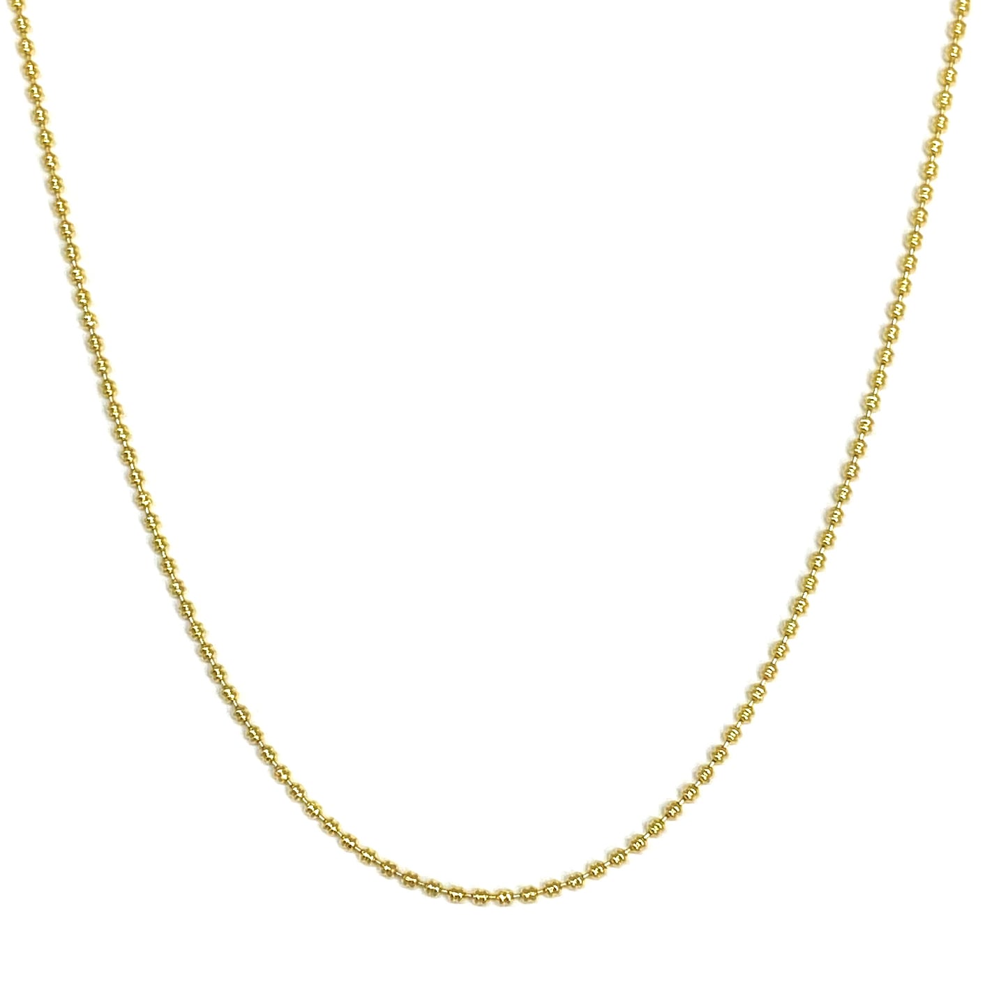 CADENA ANDREA COGGIOLA JOYAS ENCHAPADO ORO 18K PELOTITAS MINI 50CM - 1