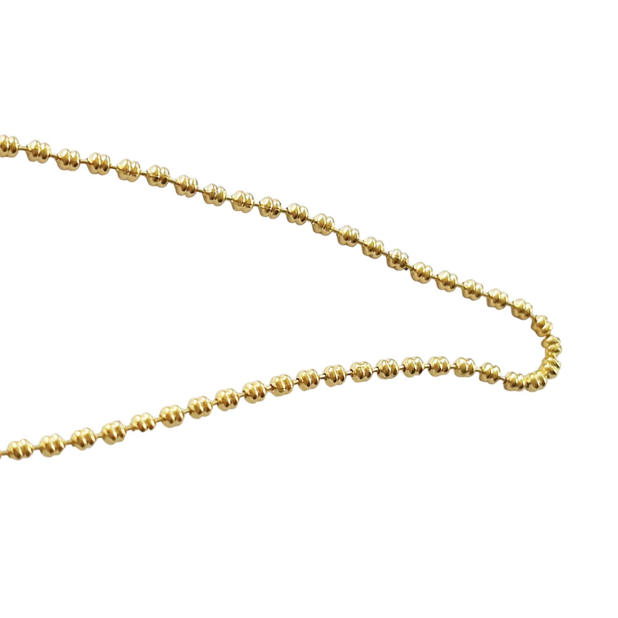 CADENA ANDREA COGGIOLA JOYAS ENCHAPADO ORO 18K PELOTITAS MINI 50CM - 2