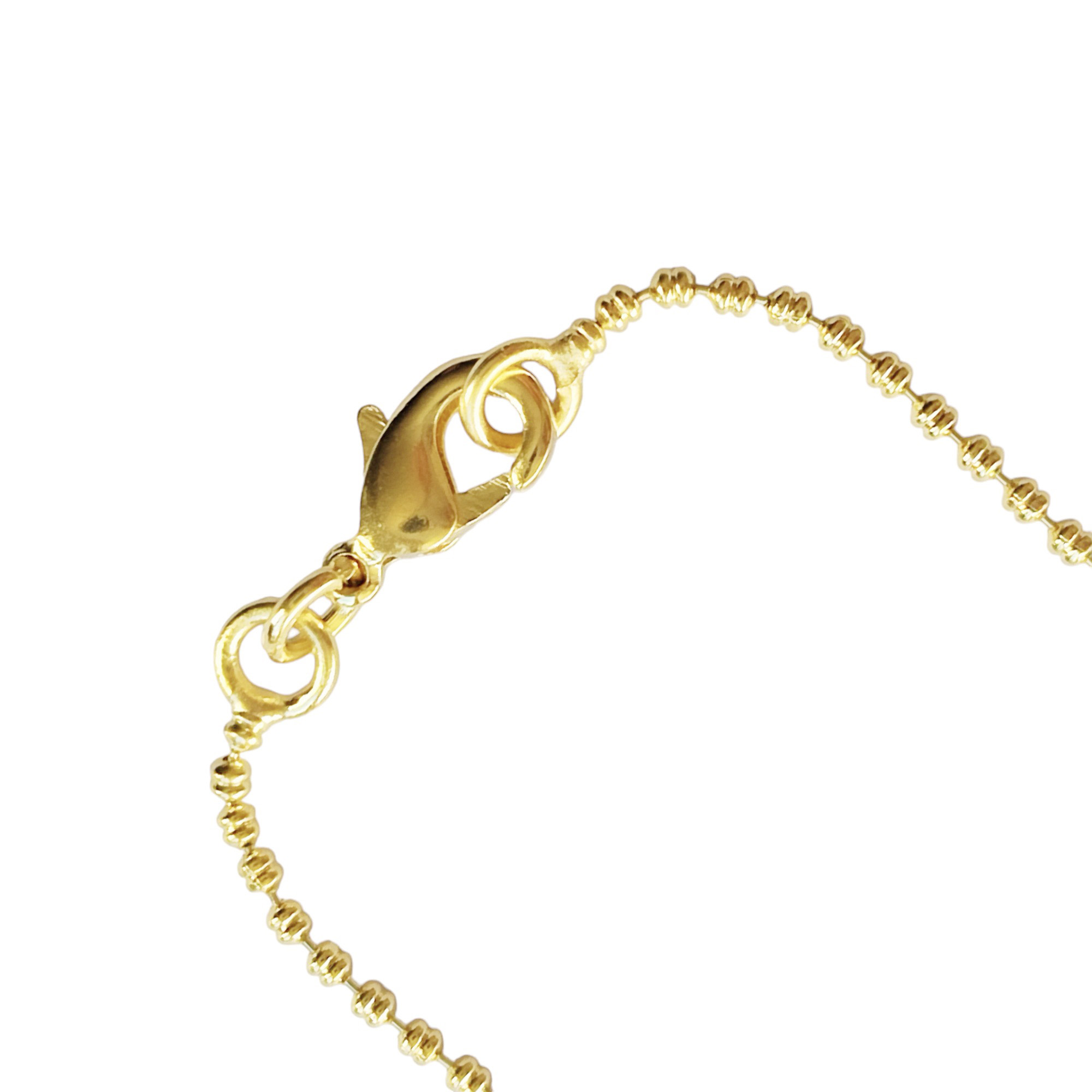 CADENA ANDREA COGGIOLA JOYAS ENCHAPADO ORO 18K PELOTITAS MINI 50CM - 3