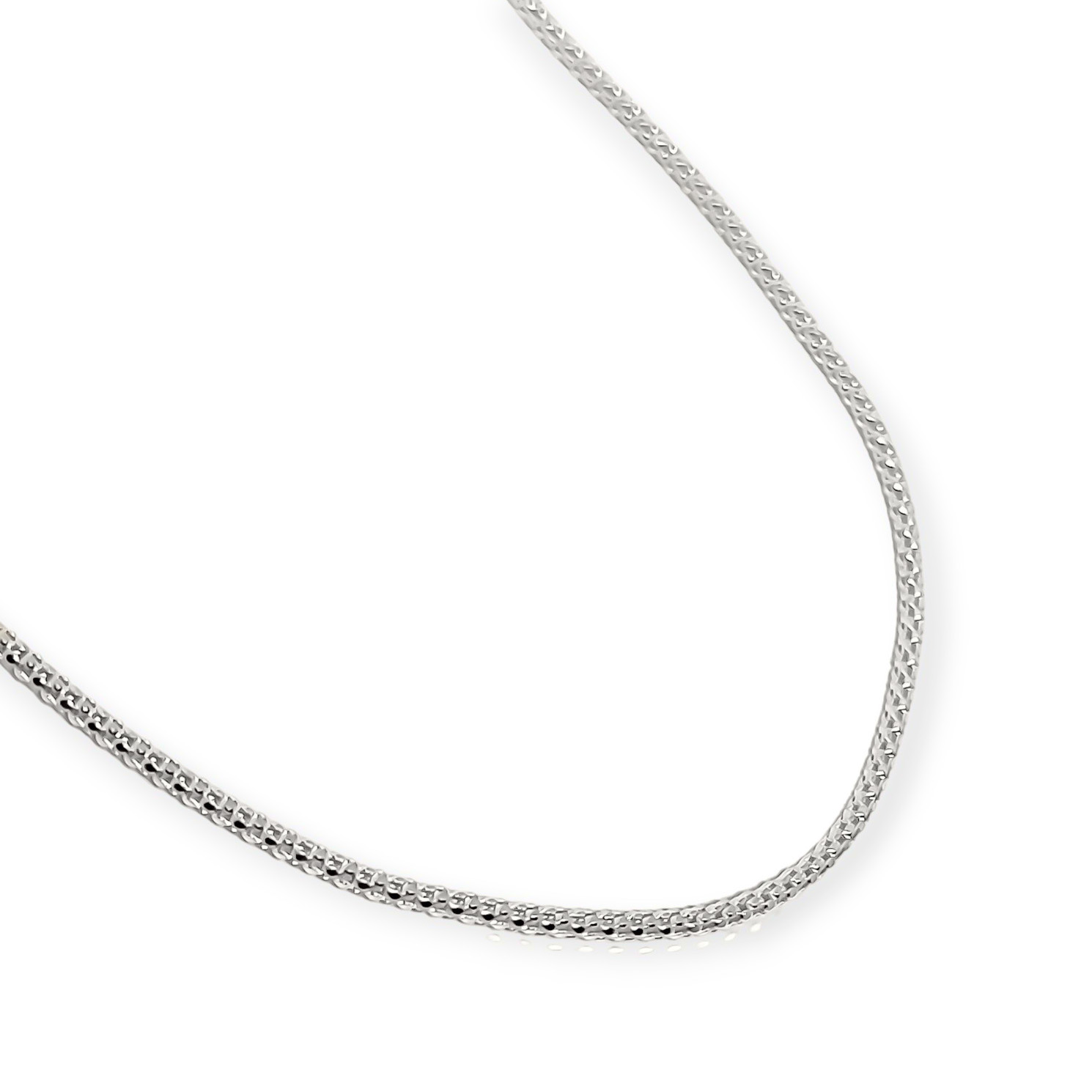 CADENA ANDREA COGGIOLA JOYAS PLATA FINA 925 CORDÓN ESPUMA - 2