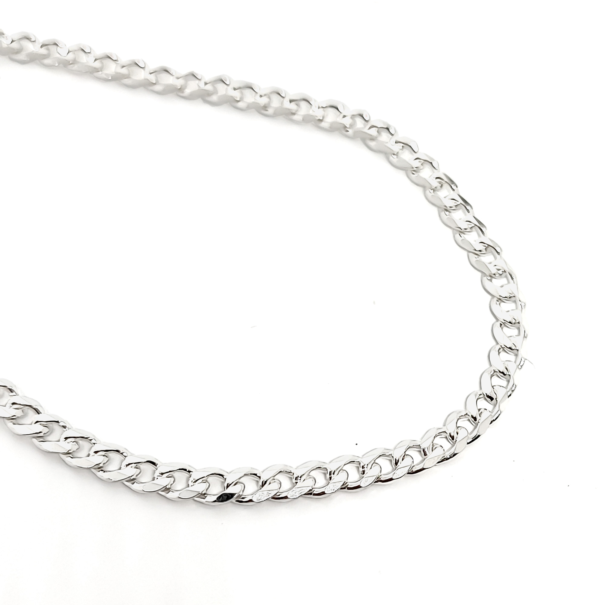 CADENA ANDREA COGGIOLA JOYAS PLATA FINA 925 GRUMET MEDIANA 60CM - 2